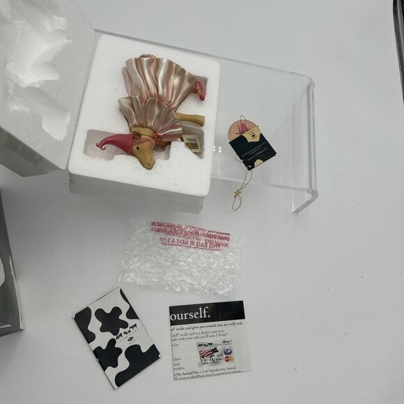 Cow Parade Ballerina Munchkin 7725 The Wizard of Oz Figurine RARE Box Tags SEE⭐️ - Picture 11 of 16